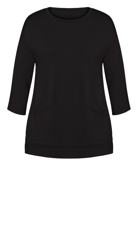 Double Pocket Top - black, , alternate image number 4