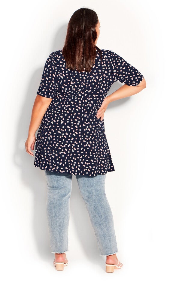 Panel Print Tunic - mono spot, , alternate image number 3