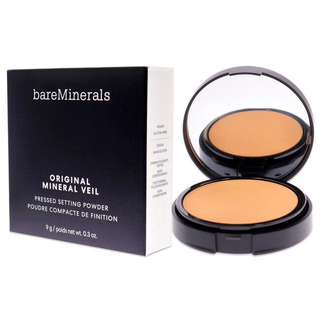 Original Mineral Veil Pressed Setting Powder - Sheer Tan by bareMinerals for Women - 0.3 oz Powder, See Description, alternate image number 3