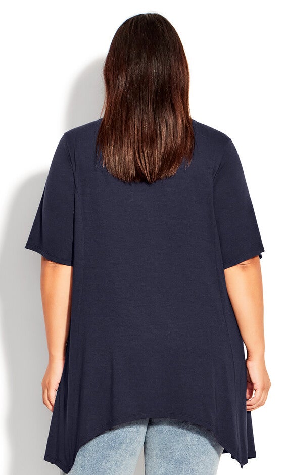 Knotted Cage Tunic - navy, , alternate image number 2