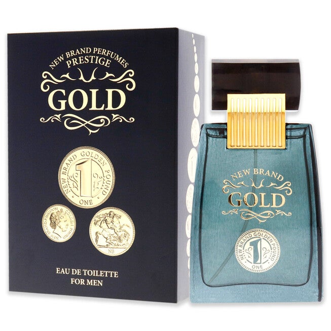 Gold by New Brand for Men - 3.3 oz EDT Spray, See Description, alternate image number 3