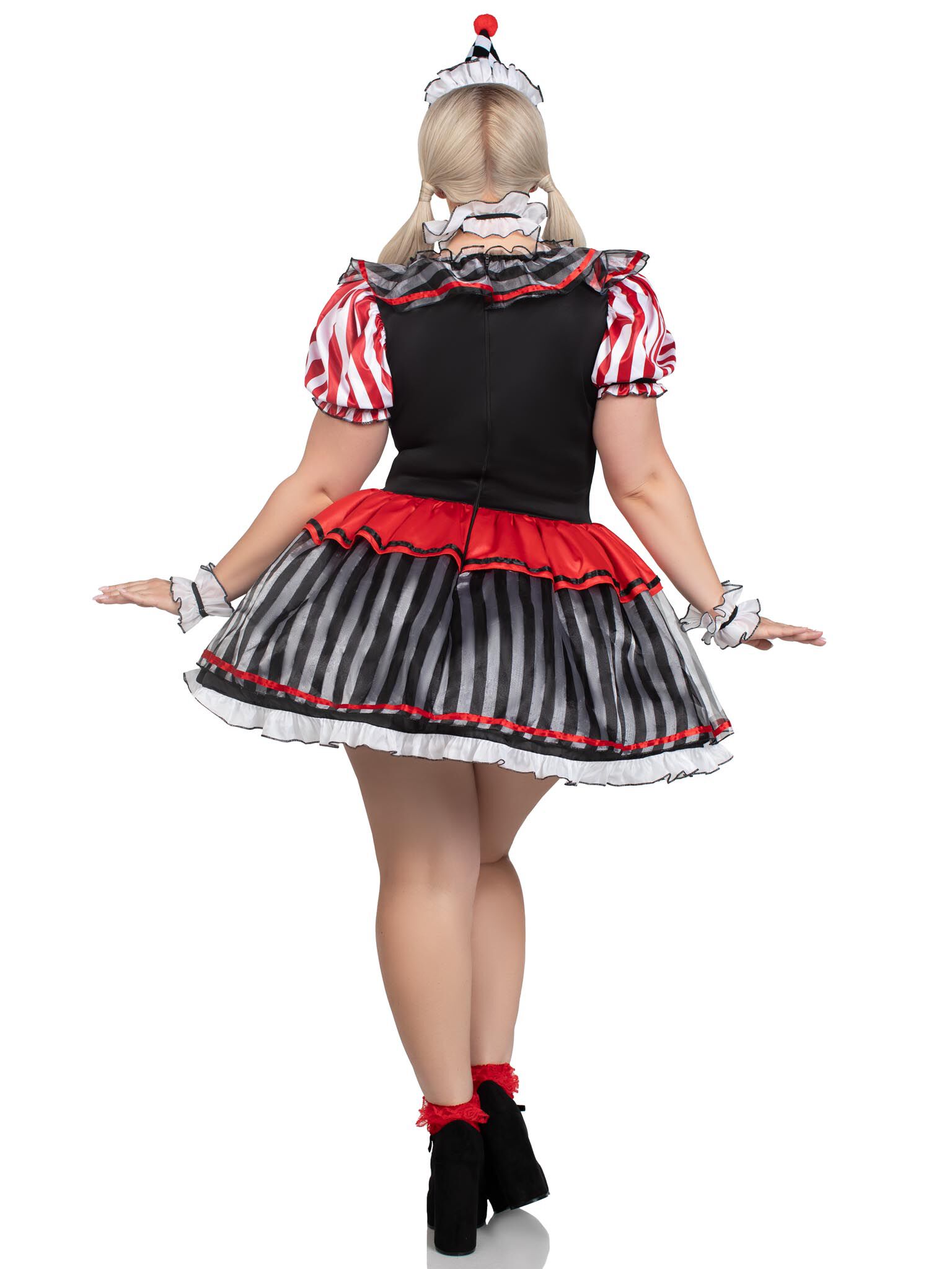 Classic Harlequin Clown Costume, Multi, alternate image number 3