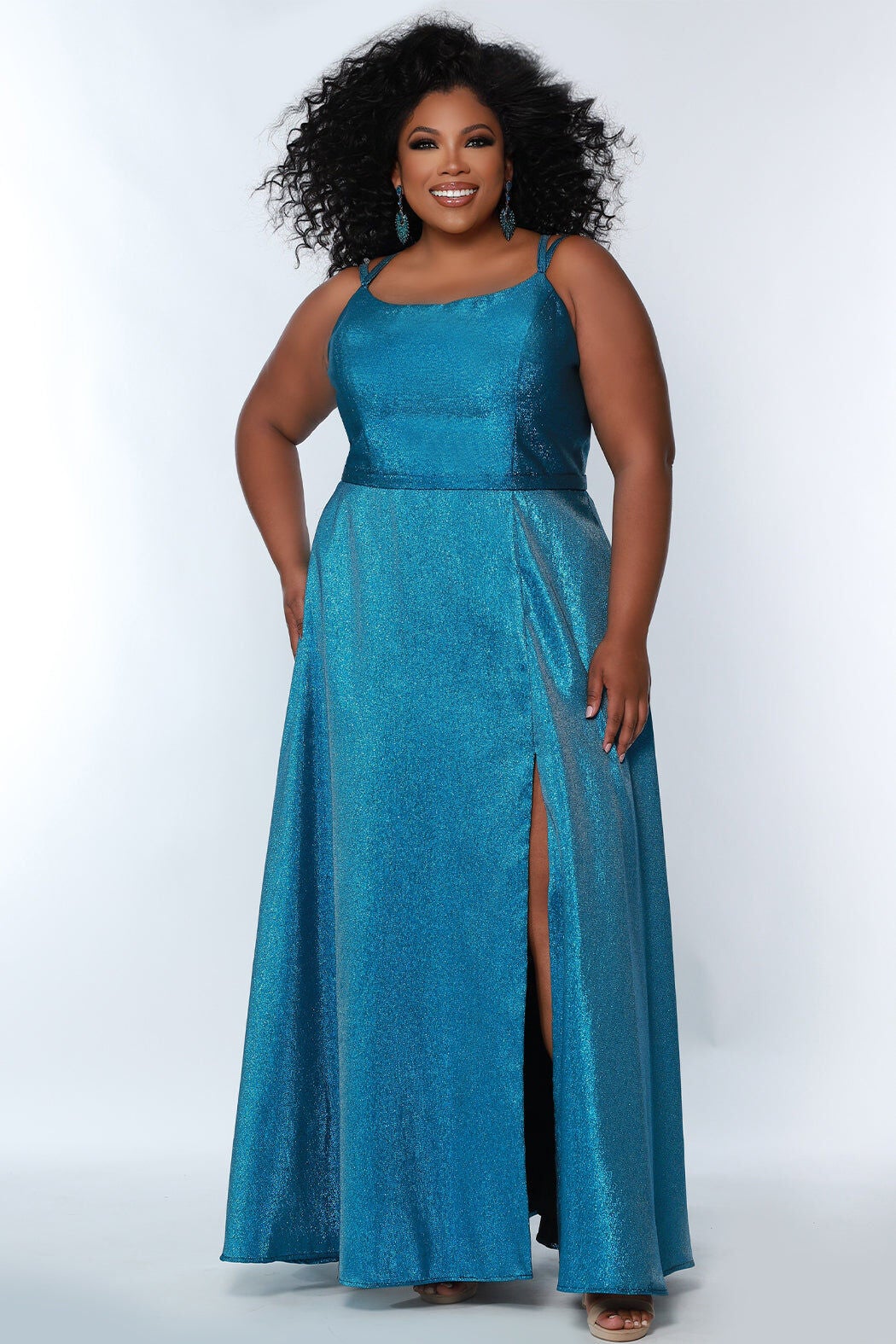 CHANGE MY MIND FORMAL DRESS, Electric Blue / Azure Blue, hi-res image number 0