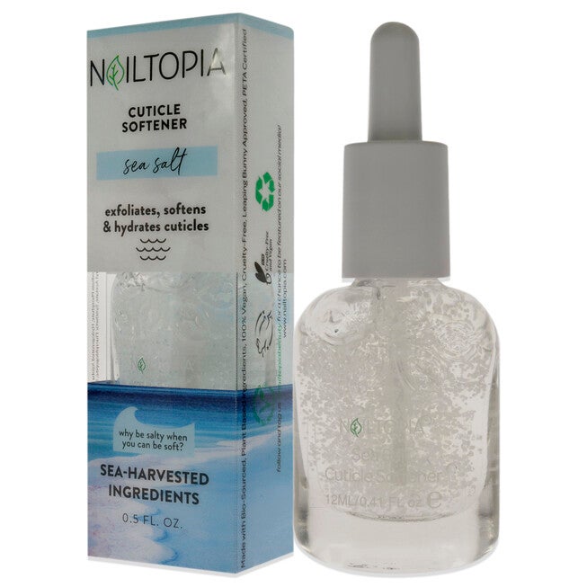Dead Sea Salt Cuticle Softener by Nailtopia for Women - 0.41 oz Nail Treatment, See Description, alternate image number 2