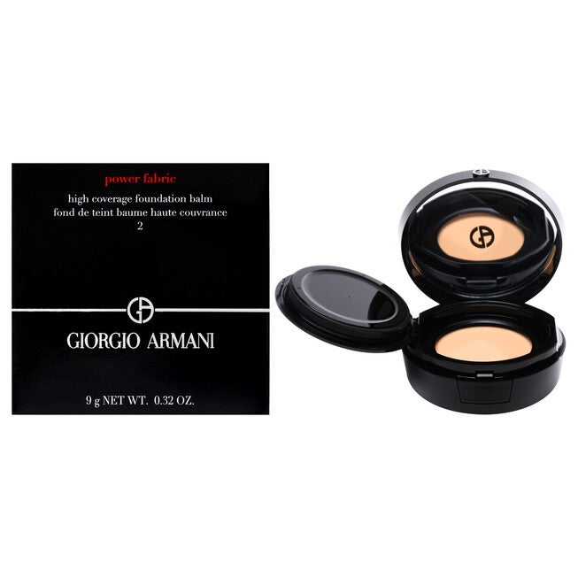 Power Fabric High Coverage Foundation Balm - 02 by Giorgio Armani for Women - 0.32 oz Foundation, See Description, hi-res image number 0