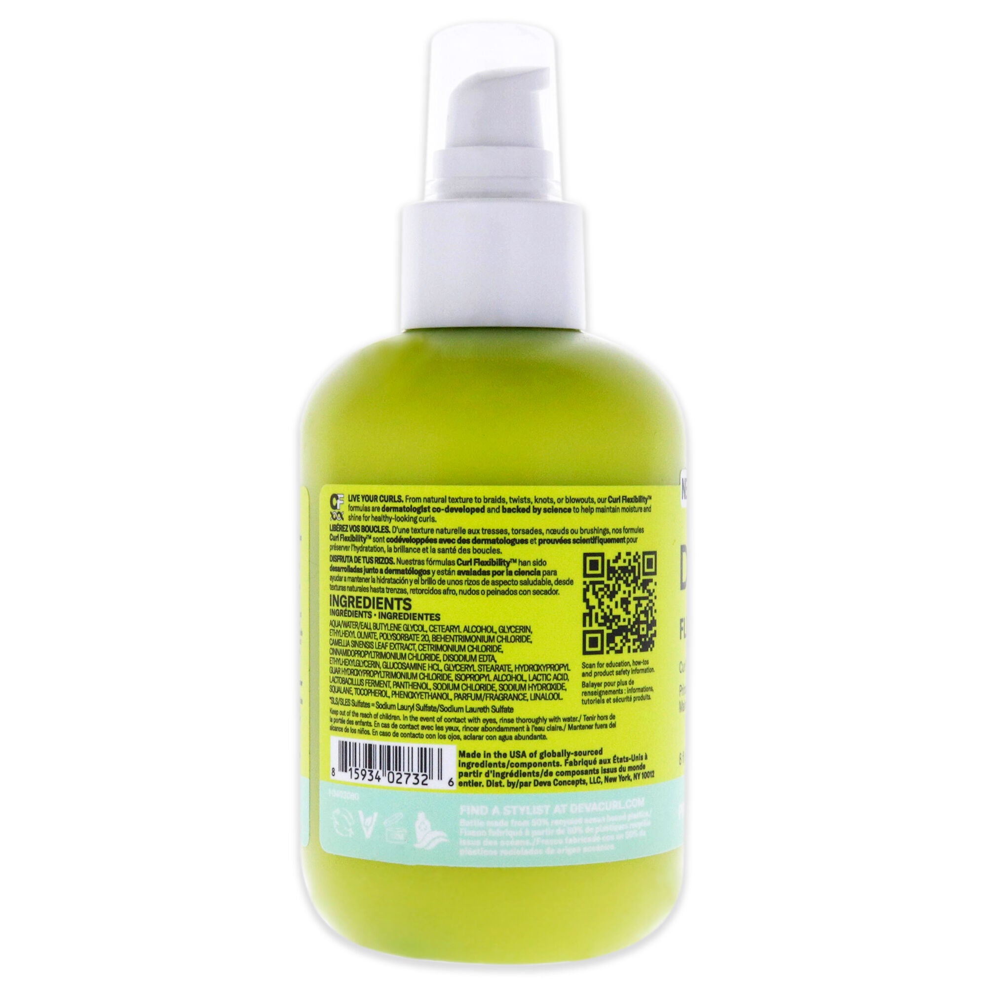 FlexFactor Curl Protection and Retention Primer by DevaCurl for Unisex - 8 oz Primer, See Description, alternate image number 1