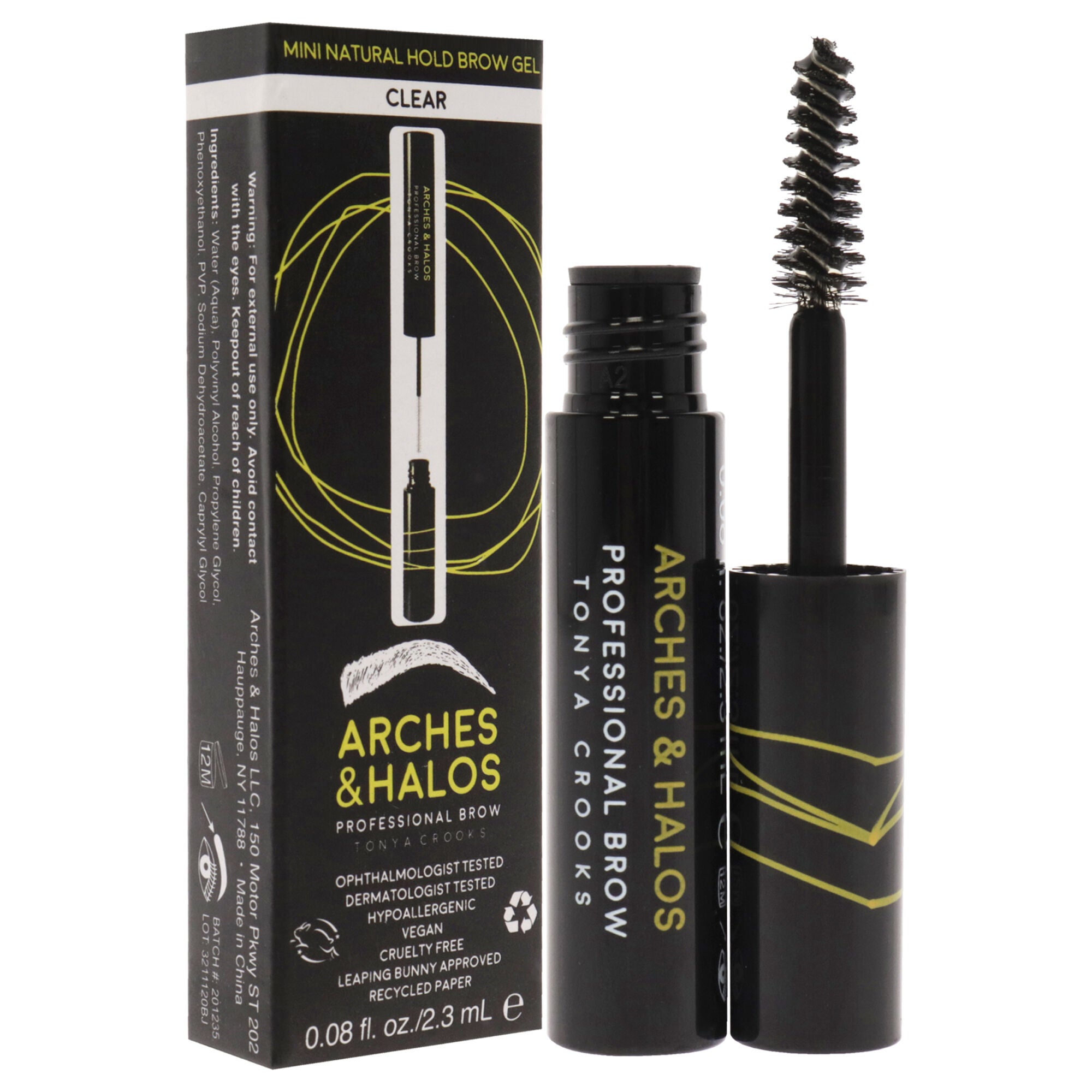 Mini Natural Hold Brow Gel - Clear by Arches and Halos for Women - 0.08 oz Brow Gel, , alternate image number 6