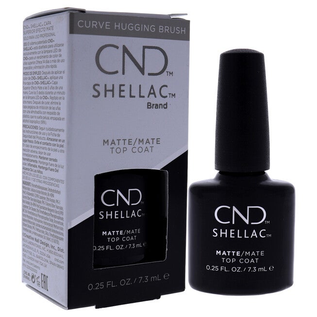 Shellac Nail Color - Matte Top Coat by CND for Women - 0.25 oz Nail Polish, See Description, alternate image number 2