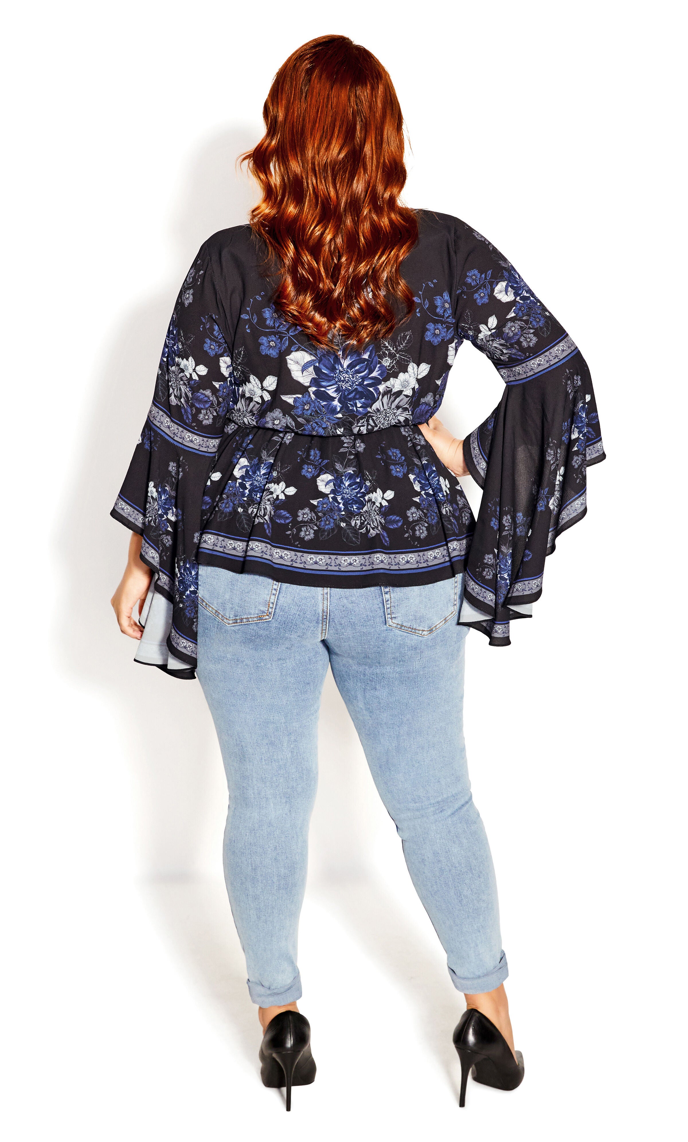 Ashley Scarf Top - black, , alternate image number 3