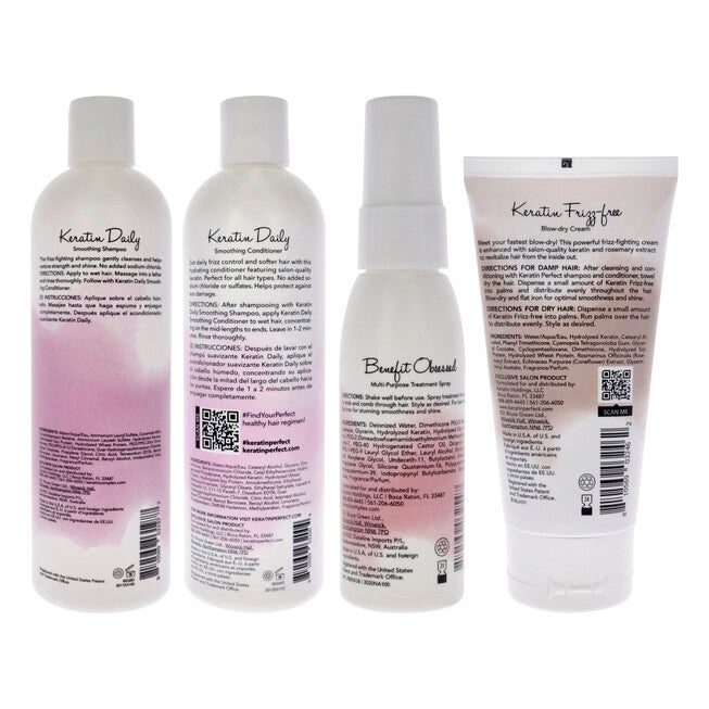 Keratin Daily Kit by Keratin Perfect for Unisex - 4 Pc Kit, , alternate image number 3