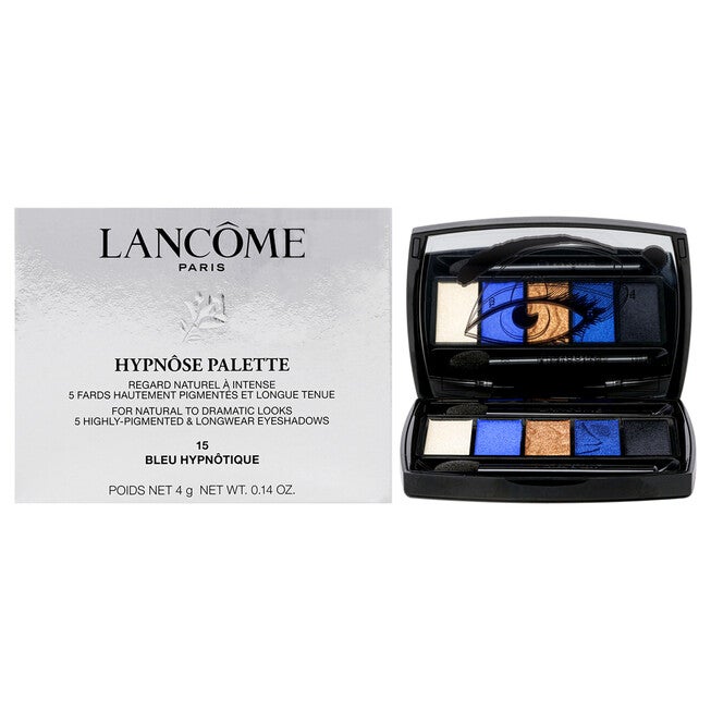 Hypnose 5-Color Eyeshadow Palette - 15 Bleu Hypnotique by Lancome for Women - 0.14 oz Eyeshadow, See Description, hi-res image number 0