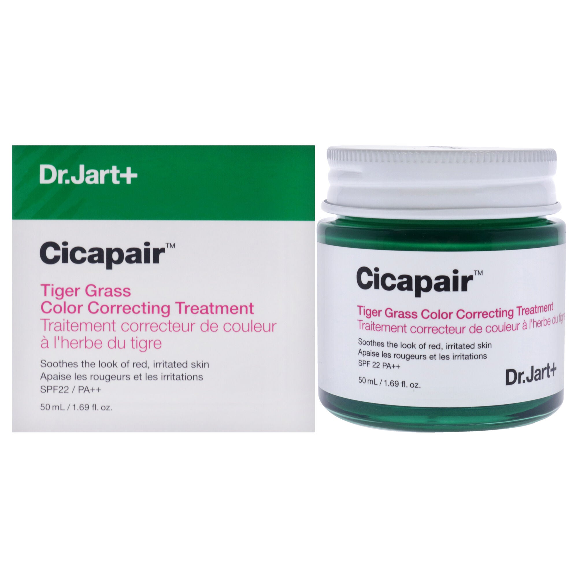 Cicapair Tiger Grass Color Correcting Treatment by Dr. Jart+ for Women - 1.7 oz Treatment, See Description, hi-res image number 0