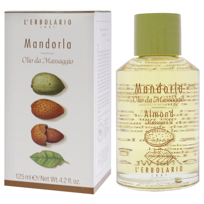 Massage Oil - Almond by LErbolario for Unisex - 4.2 oz Oil, See Description, alternate image number 3