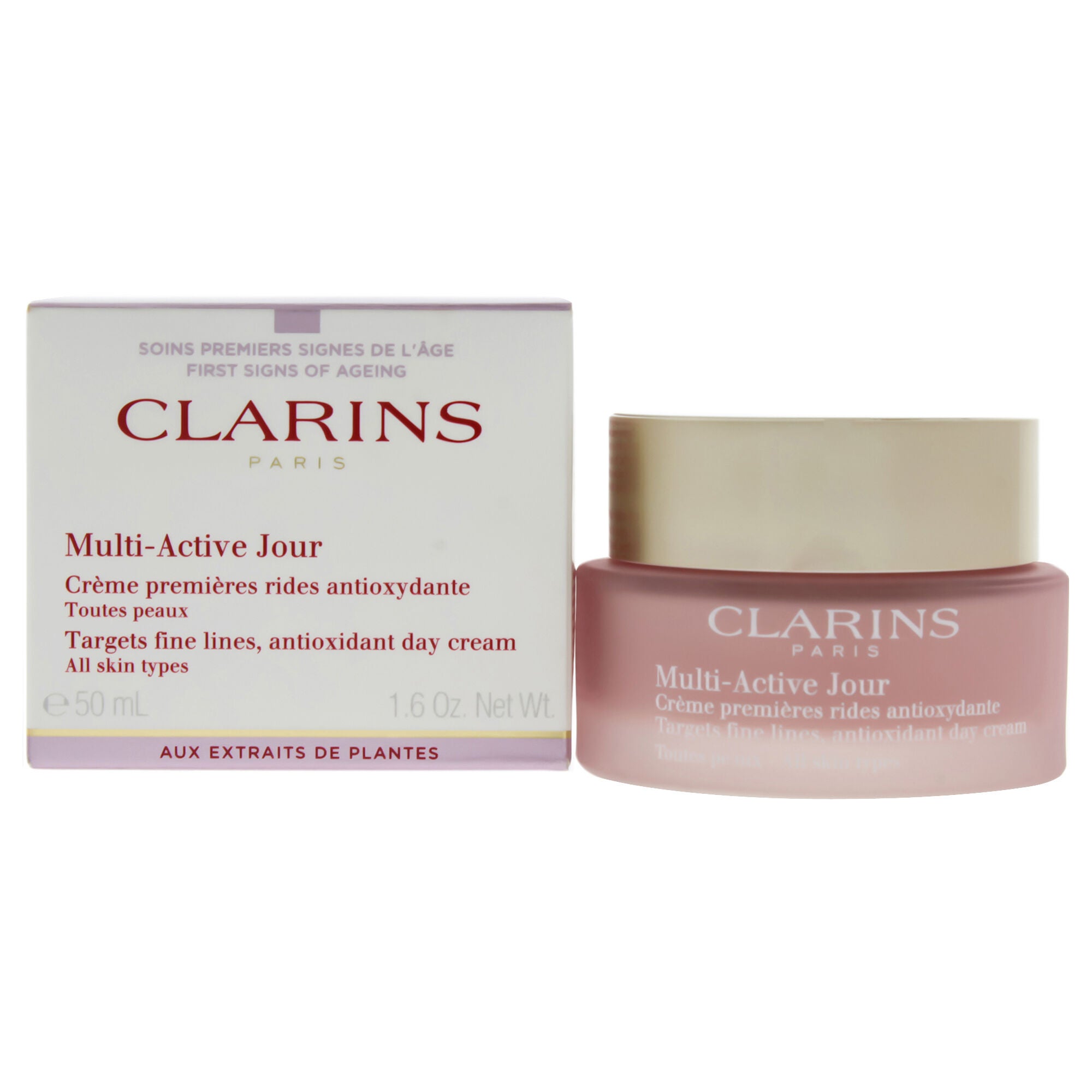 Multi-Active Day Cream - All Skin Types by Clarins for Women - 1.6 oz Cream, , alternate image number 1