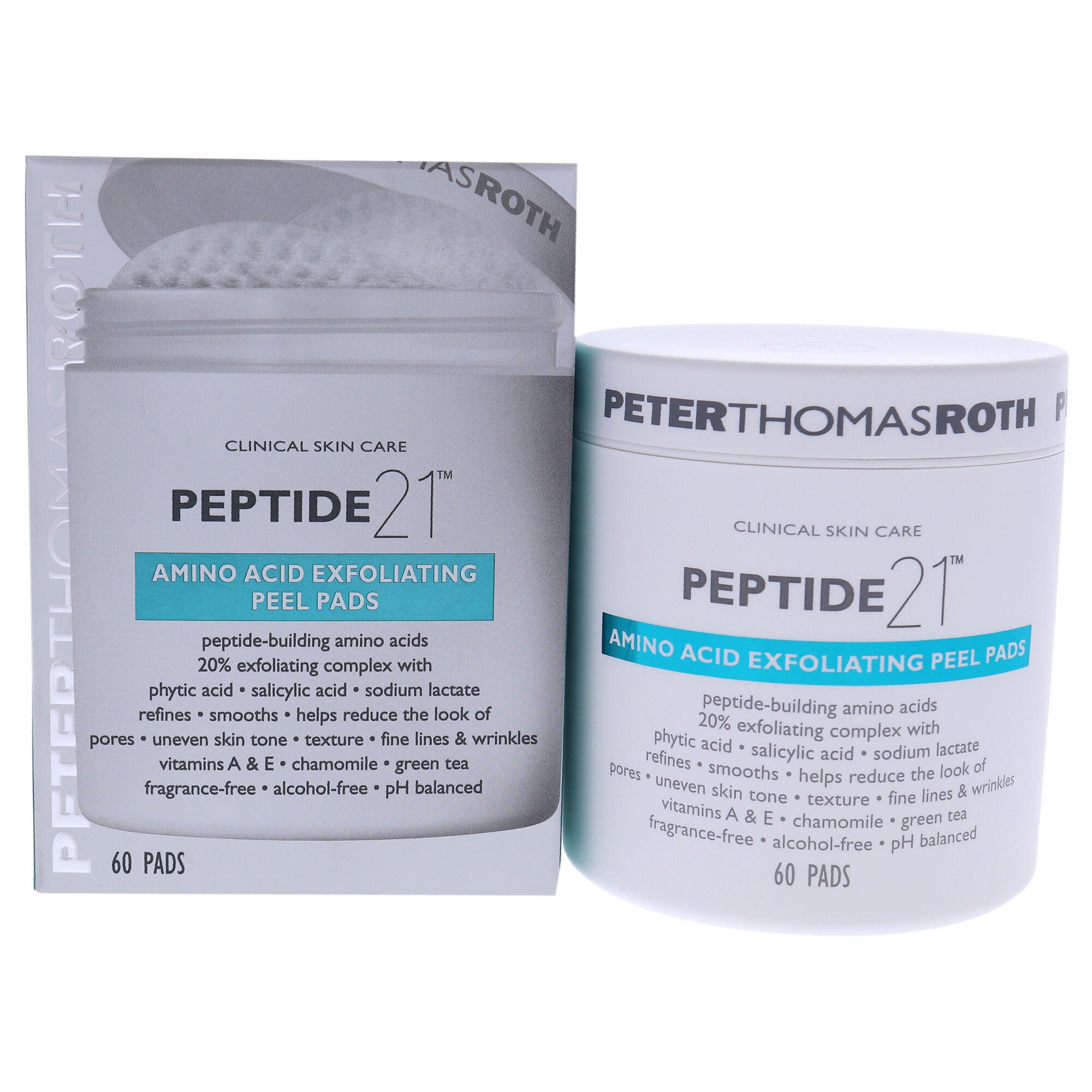 Peptide 21 Amino Acid Exfoliating Peel Pads by Peter Thomas Roth for Unisex - 60 Count Pads, , alternate image number 5