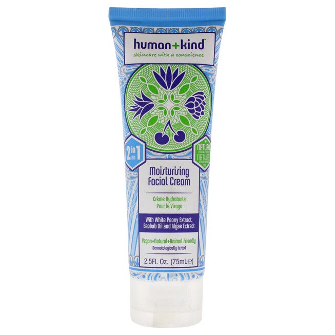 Moisturising Facial Cream by Human+Kind for Unisex - 2.5 oz Cream, See Description, hi-res image number 0