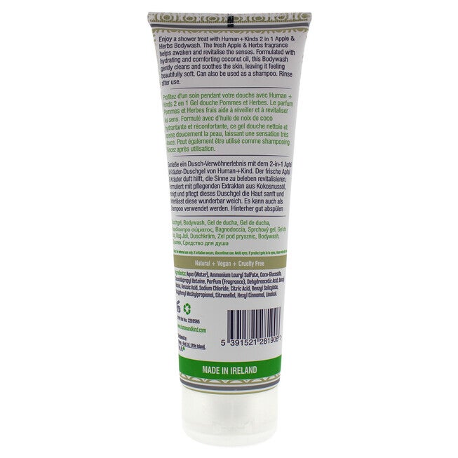 Body Wash - Apple and Herbs by Human+Kind for Unisex - 8.45 oz Body Wash, See Description, alternate image number 2
