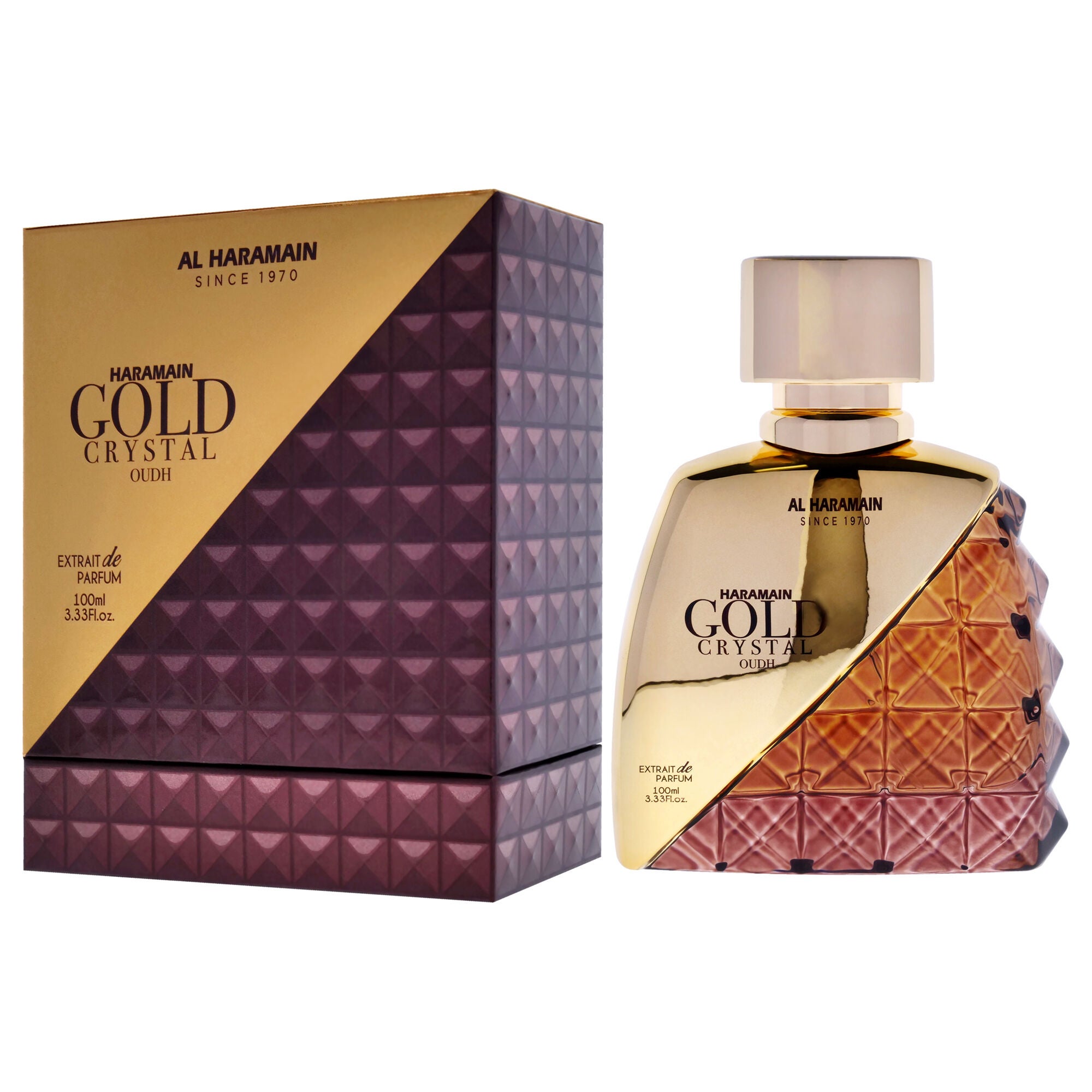 Gold Crystal Oudh by Al Haramain for Men - 3.33 oz EDP Spray, See Description, alternate image number 3