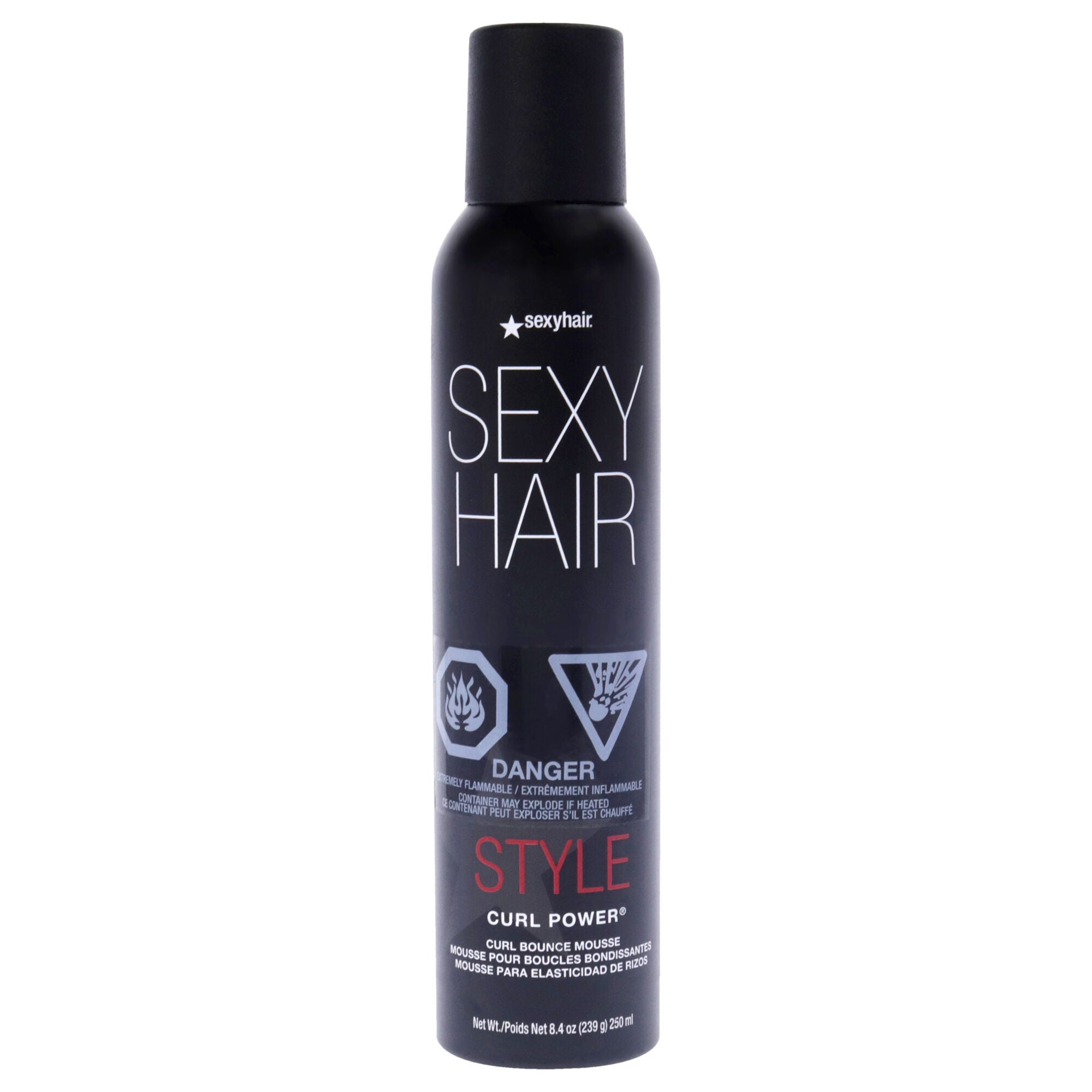 Curly Sexy Hair Curl Power Spray Foam by Sexy Hair for Unisex - 8.4 oz Mousse, See Description, hi-res image number 0