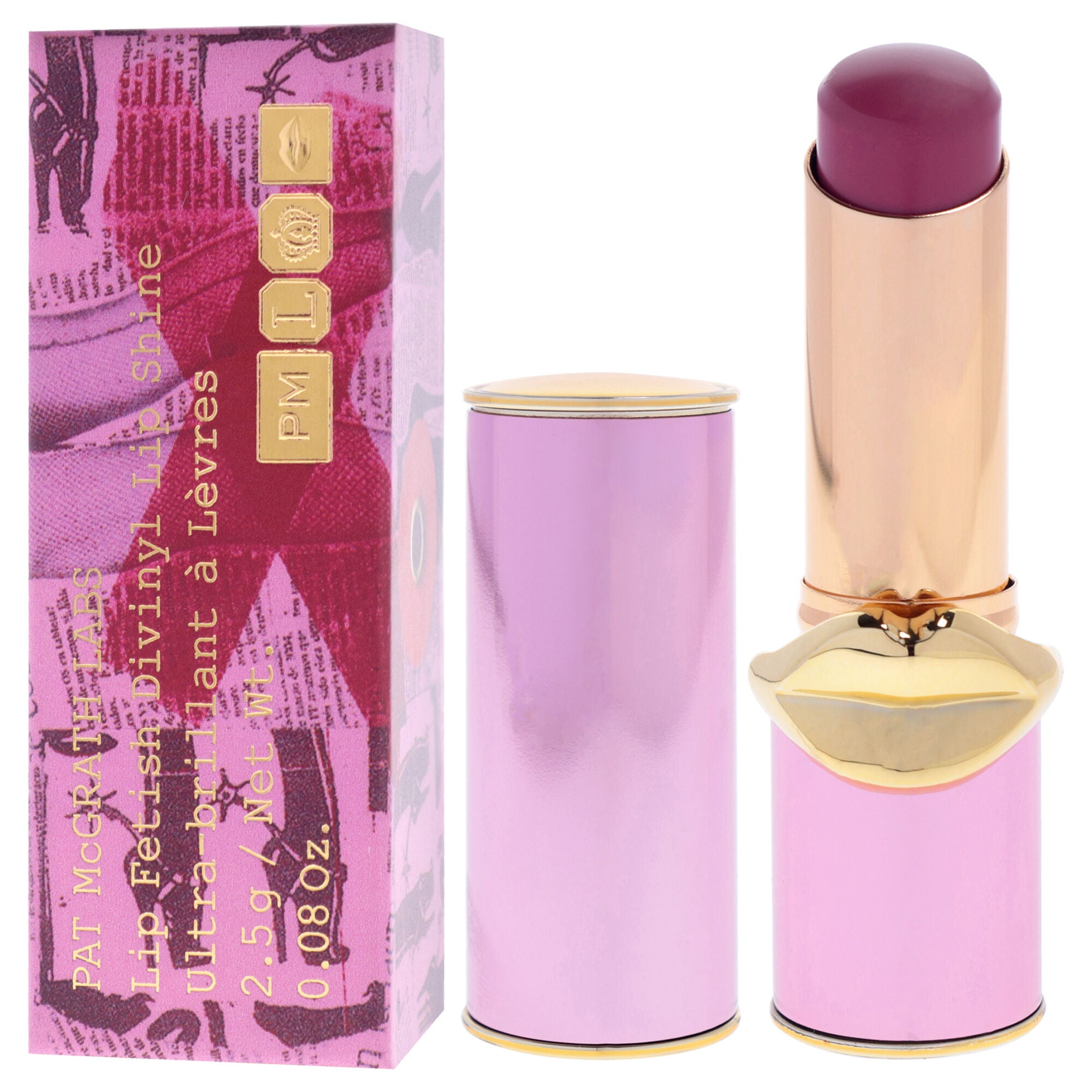 Lip Fetish Divinyl Lip Shine - Belle Amour by Pat Mcgrath Labs for Women - 0.08 oz Lipstick, Pink, alternate image number 3