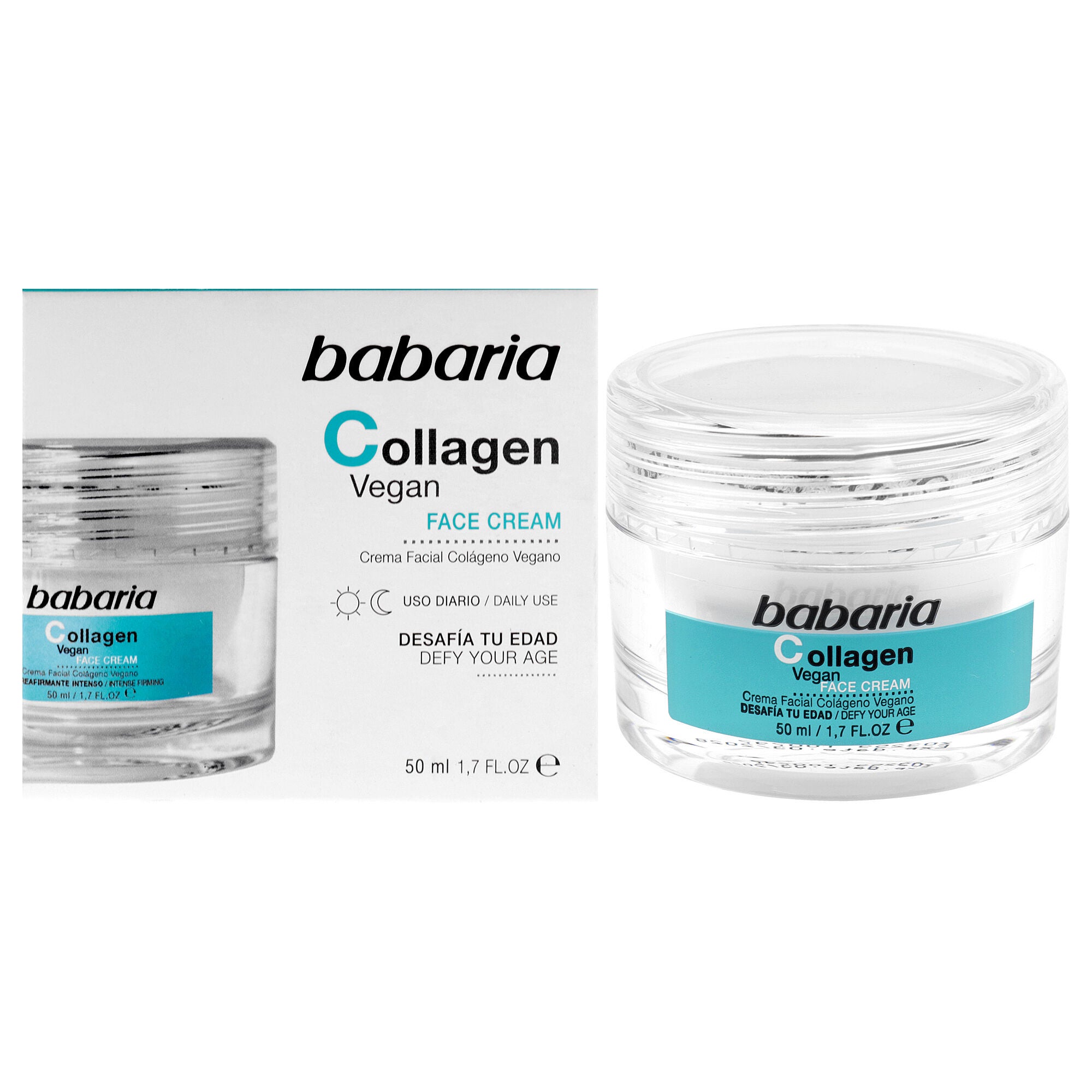 Collagen Vegan Face Cream by Babaria for Unisex - 1.7 oz Cream, See Description, hi-res image number 0