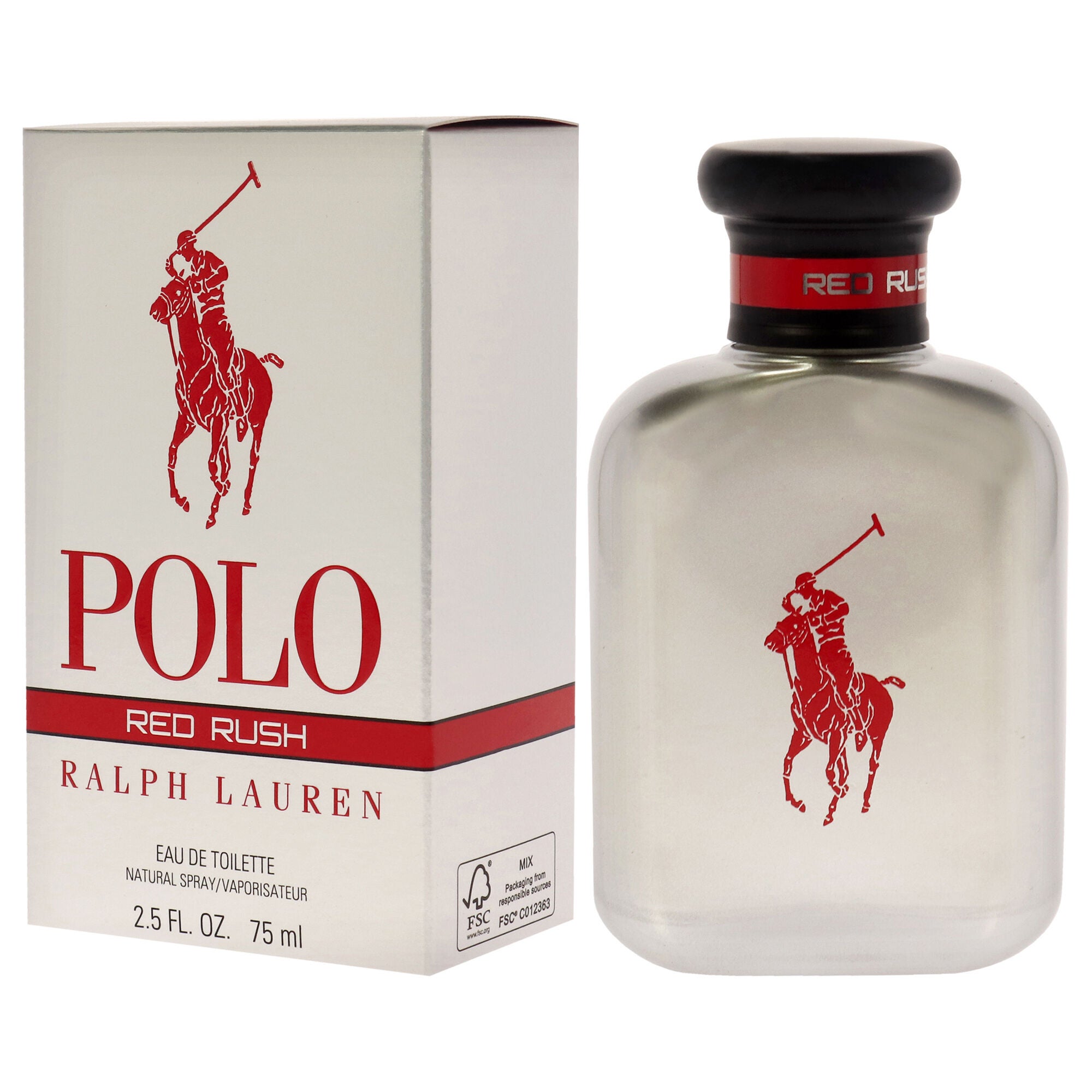 Polo Red Rush by Ralph Lauren for Men - 2.5 oz EDT Spray, , alternate image number 7