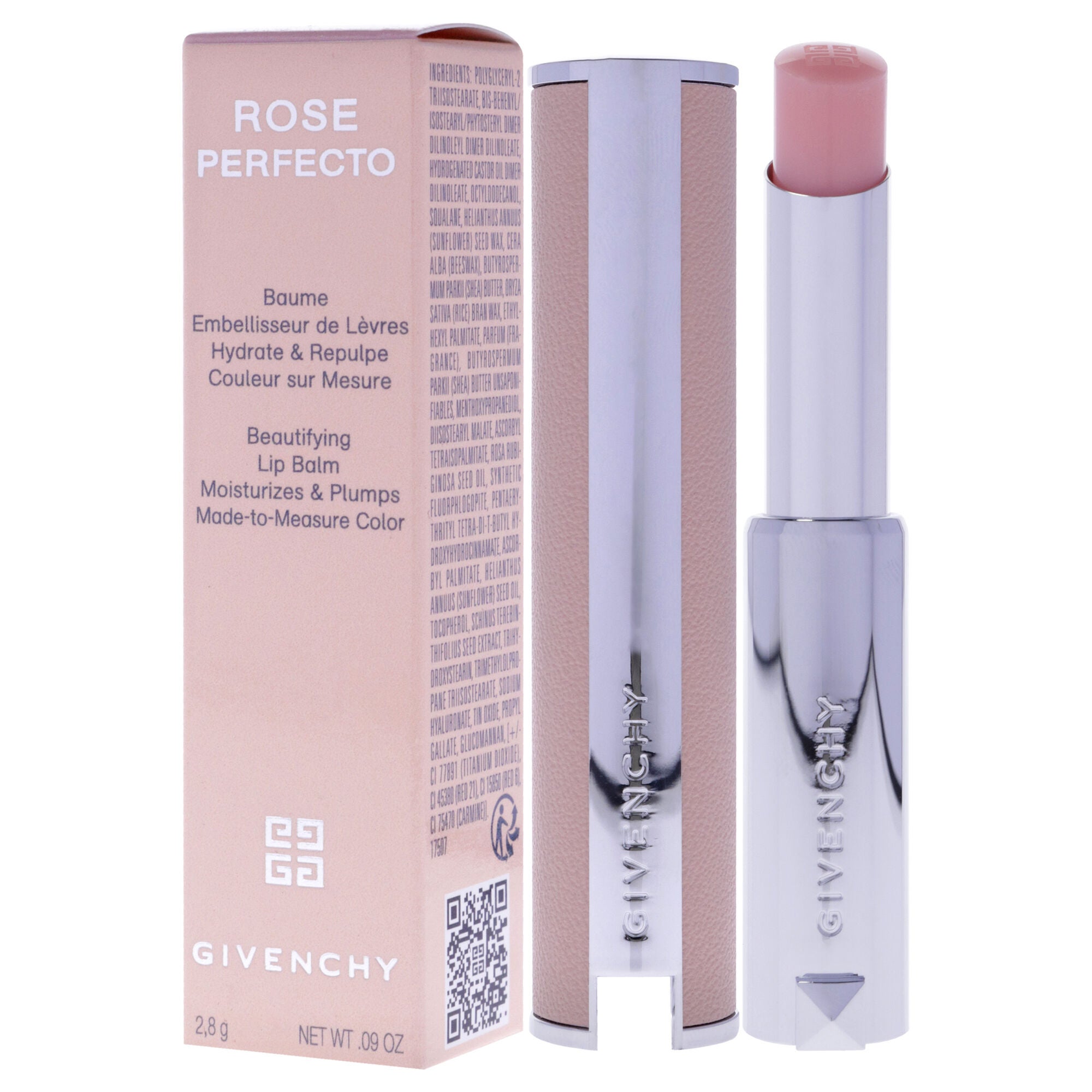 Rose Perfecto Beautifying Lip Balm - 001 Pink Irresistible by Givenchy for Women - 0.09 oz Lip Balm, , alternate image number 9