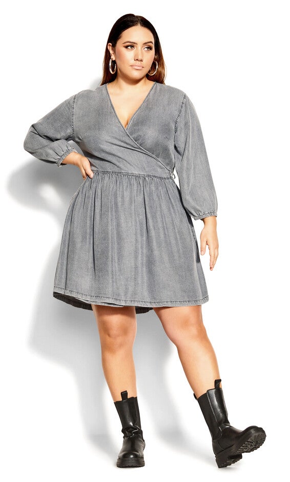 Pared Back Dress - black, Black, hi-res image number 0