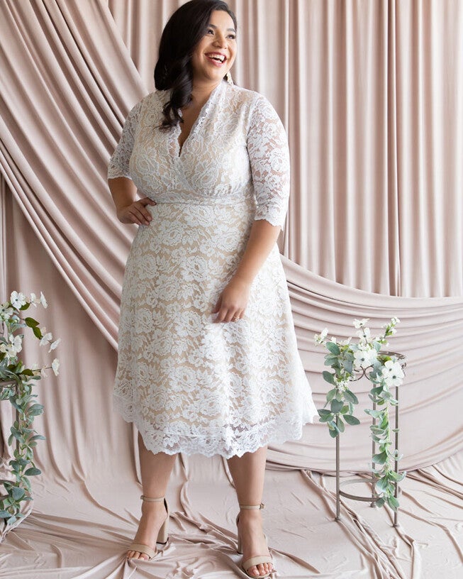 Bella Lace Wedding Dress, WhiteNude, hi-res image number null