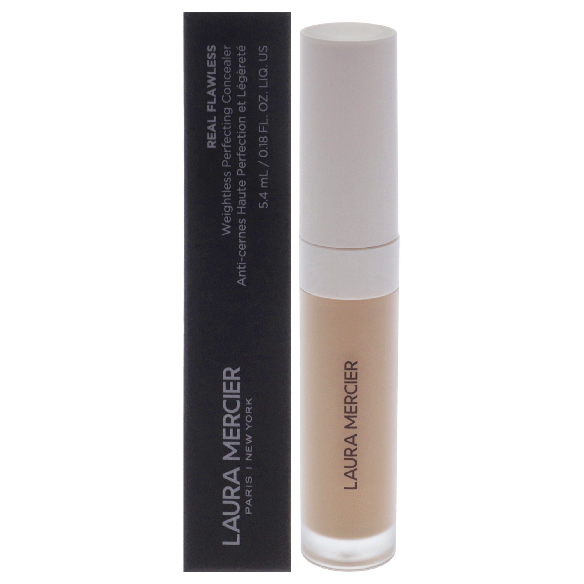 Real Flawless Weightless Perfecting Concealer - 3W1 Ligh to Medium with Warm Undertones by Laura Mercier for Women - 0.18 oz Concealer, See Description, hi-res image number 0
