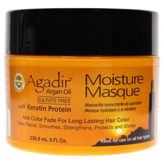 Argan Oil Moisture Masque by Agadir for Unisex - 8 oz Masque, See Description, hi-res image number 0