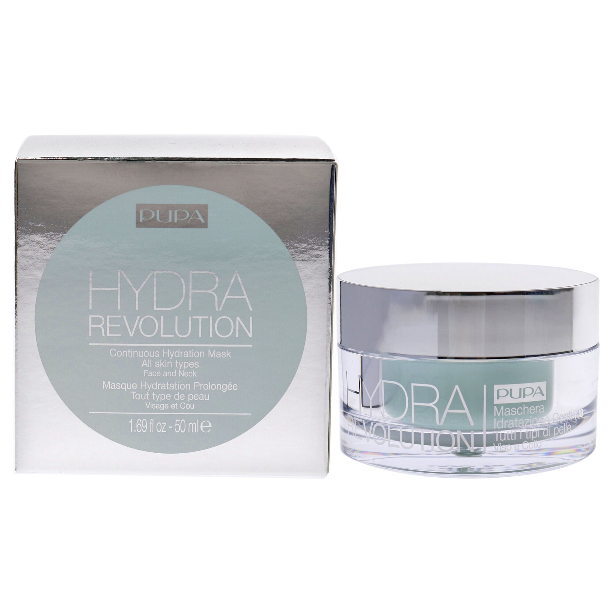 Hydra Revolution Continuous Hydration Mask by Pupa Milano for Unisex - 1.69 oz Mask, See Description, hi-res image number 0