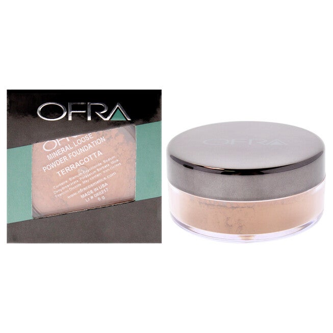 Derma Mineral Makeup Loose Powder Foundation - Terracotta by Ofra for Women - 0.2 oz Foundation, See Description, hi-res image number 0