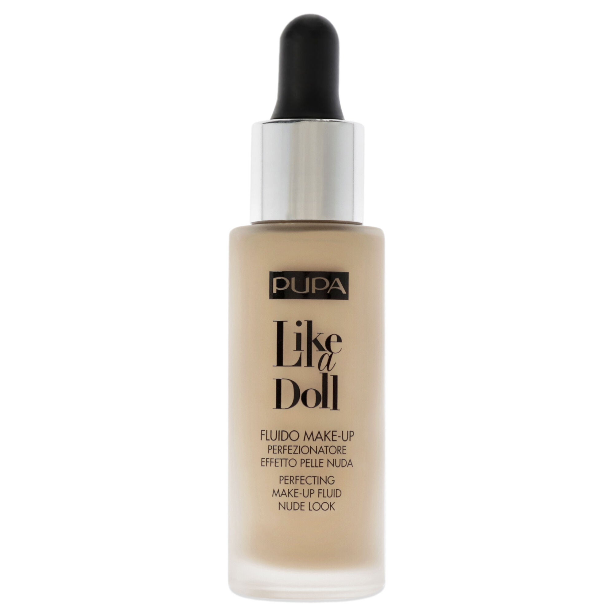 Like A Doll Perfecting Make-Up Fluid Nude Look Foundation SPF 15 - 040 Medium Beige by Pupa Milano for Women - 1.01 oz Foundation, See Description, alternate image number 4