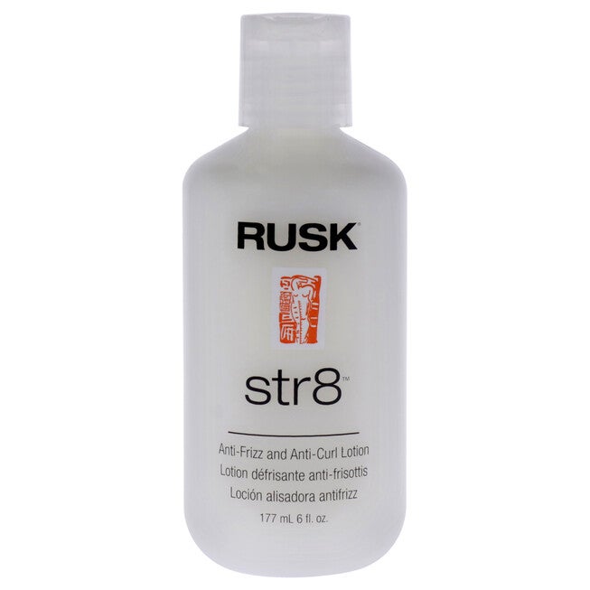 Str8 Anti-Frizz and Anti-Curl Lotion by Rusk for Unisex - 6 oz Lotion, NA, hi-res image number 0