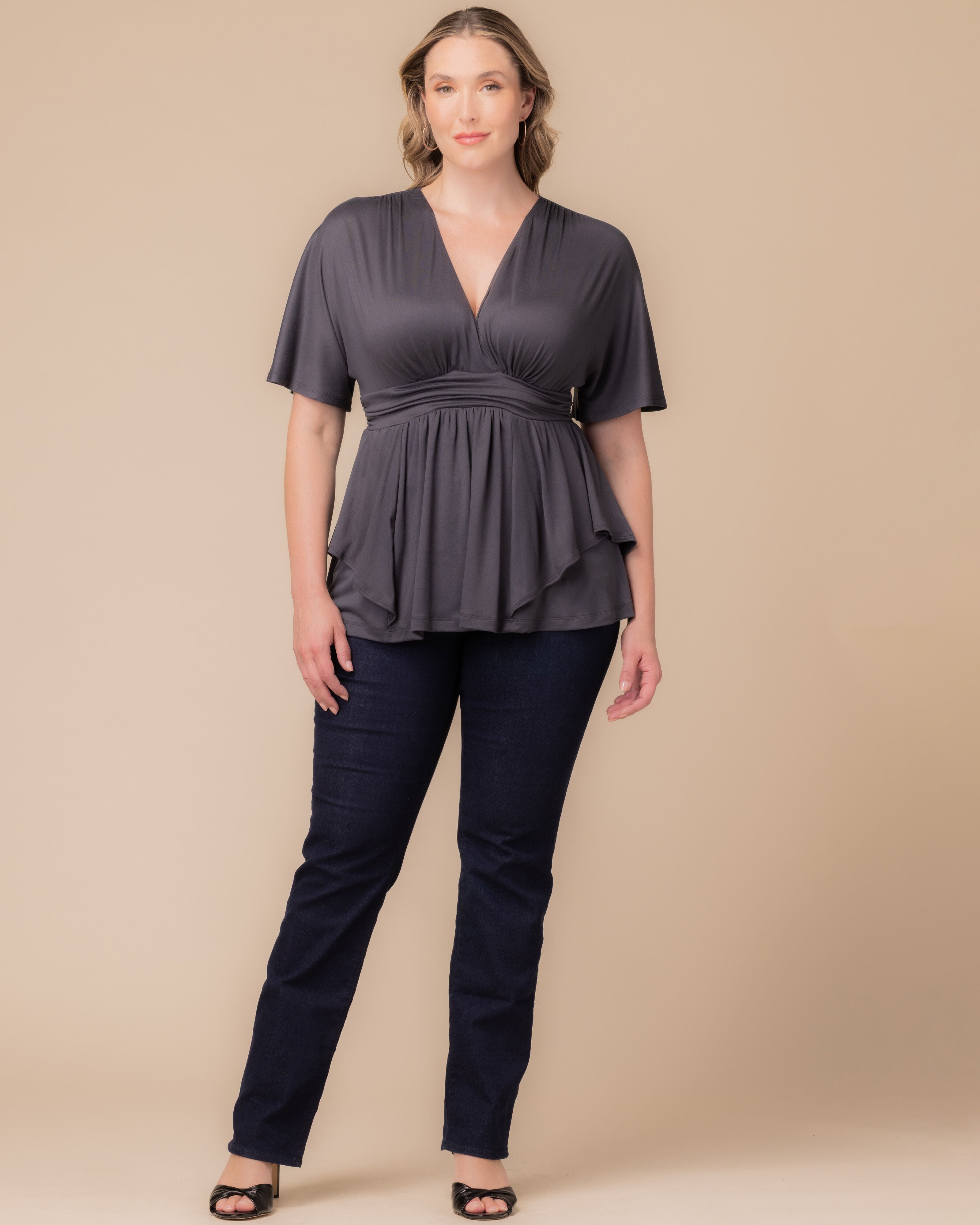 Promenade Top, CHARCOAL GREY / Charcoal Grey, alternate image number 4