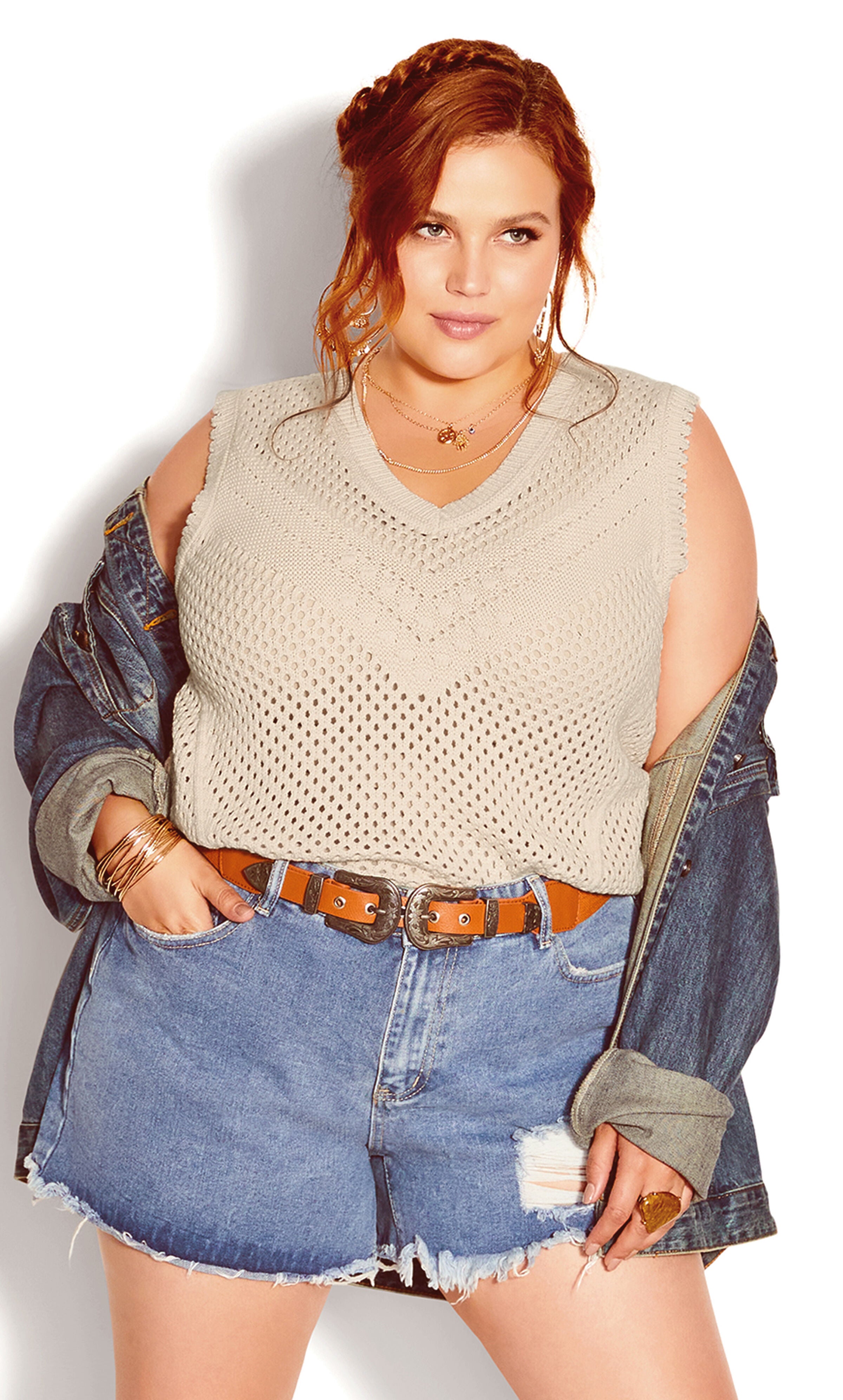 Weave Spirit Top - ecru, , alternate image number 2