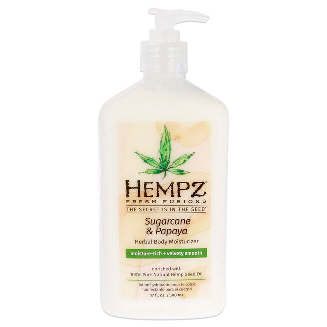 Sugarcane and Papaya Herbal Body by Hempz for Unisex - 17 oz Moisturizer, , alternate image number 4