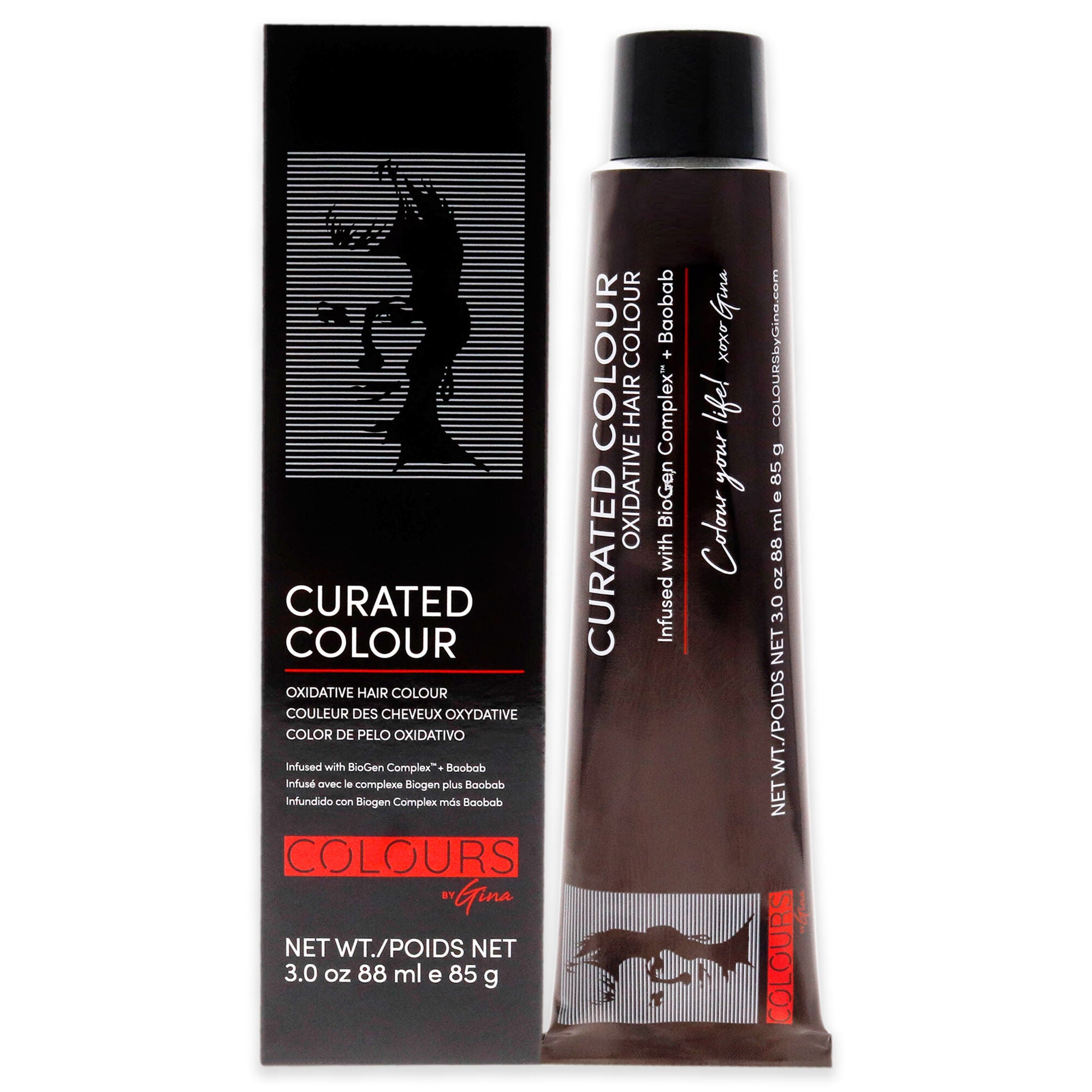 Curated Colour - 8.0-8N Light Natural Blonde by Colours By Gina for Unisex - 3 oz Hair Color, See Description, hi-res image number 0