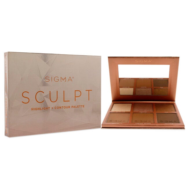 Sculpt Highlight Plus Contour Palette by SIGMA for Women - 0.98 oz Makeup, , alternate image number 3