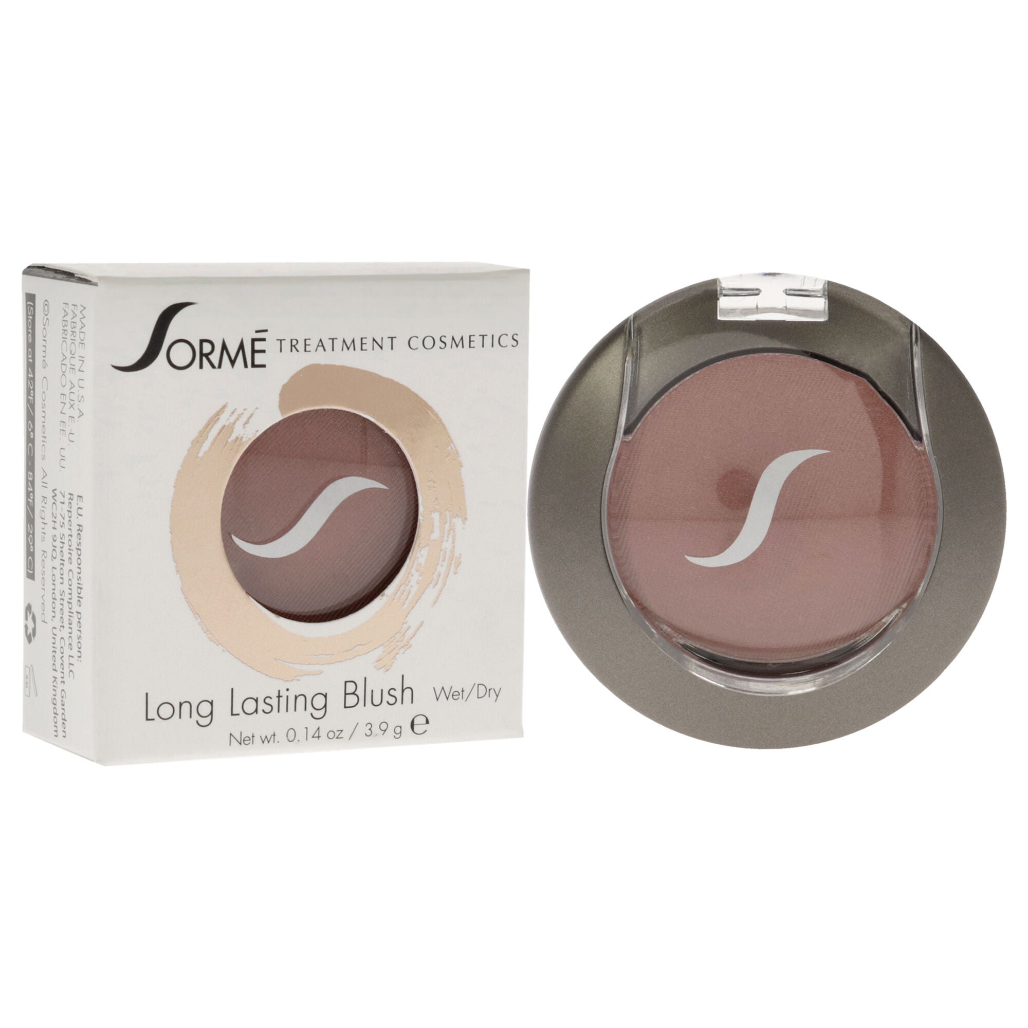 Wet and Dry Long Lasting Blush - 501 Pomegranate by Sorme Cosmetics for Women - 0.14 oz Blush, See Description, alternate image number 1