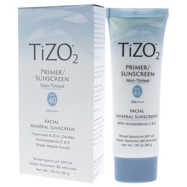 Tizo2 Facial Primer Non-tinted SPF 40 by Tizo for Unisex - 1.75 oz Sunscreen, , alternate image number 7