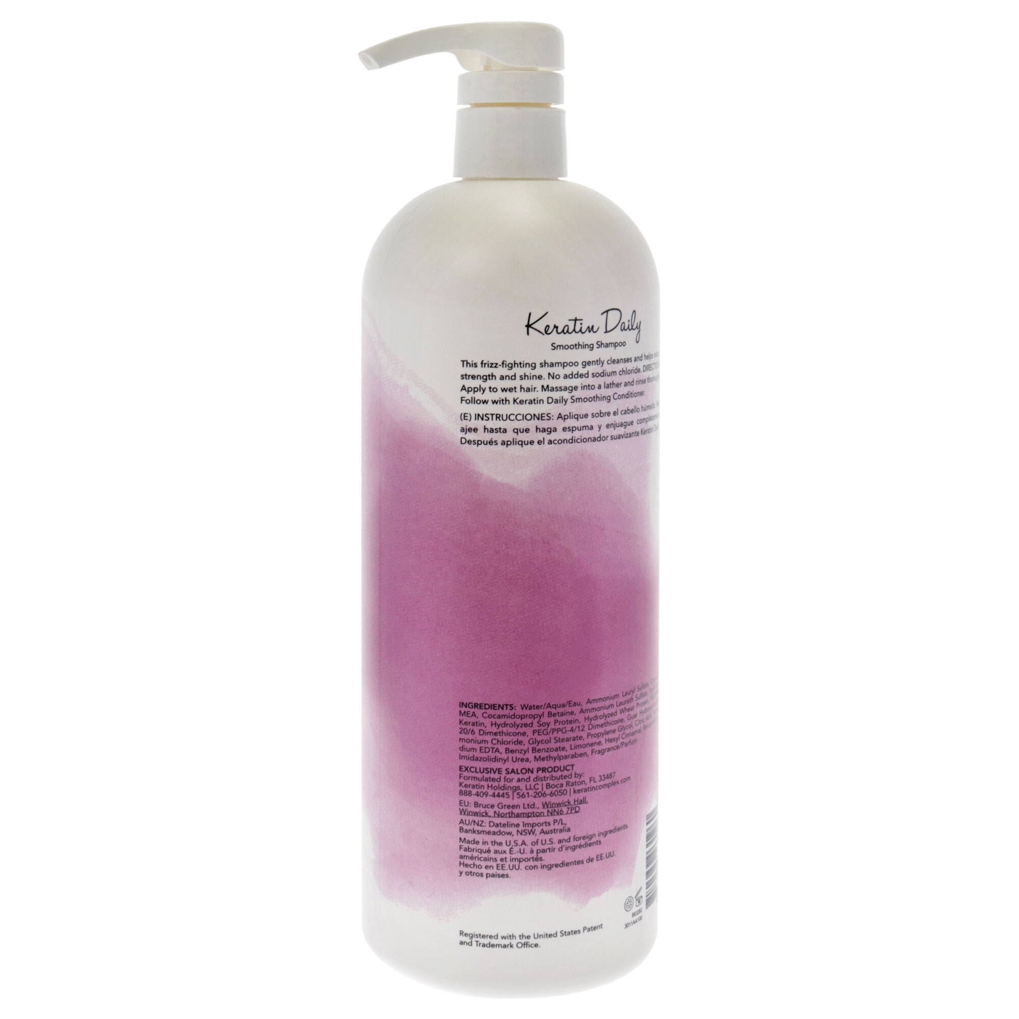 Keratin Daily Shampoo by Keratin Perfect for Unisex - 32 oz Shampoo, See Description, alternate image number 1
