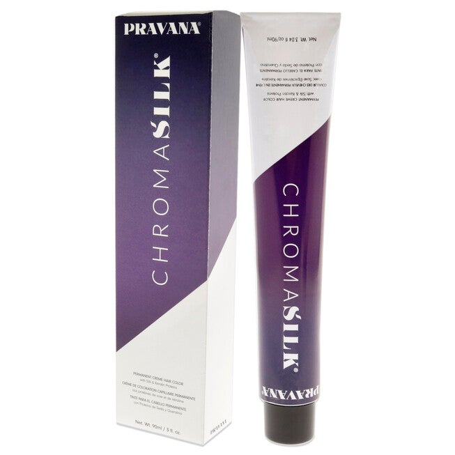 ChromaSilk Creme Hair Color - 6NTL Dark Neutral Lowlight by Pravana for Unisex - 3 oz Hair Color, , alternate image number null