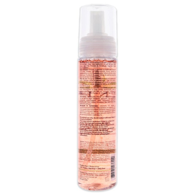 Fresh Fusions Pink Pomelo and Himalayan Sea Salt Herbal Foaming Body Wash by Hempz for Unisex - 8.5 oz Body Wash, See Description, alternate image number 1