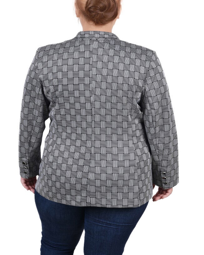 Long Sleeve Double Breasted Jacket, , alternate image number 1