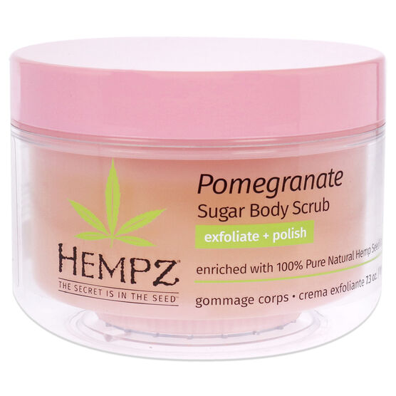 Pomegranate Herbal Sugar Body Scrub by Hempz for Unisex - 7.3 oz Scrub, , alternate image number null