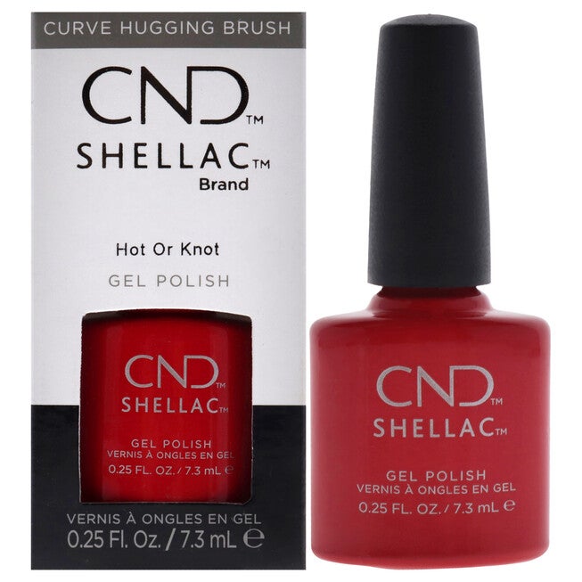 Shellac Nail Color - Hot Or Knot by CND for Women - 0.25 oz Nail Polish, See Description, hi-res image number 0