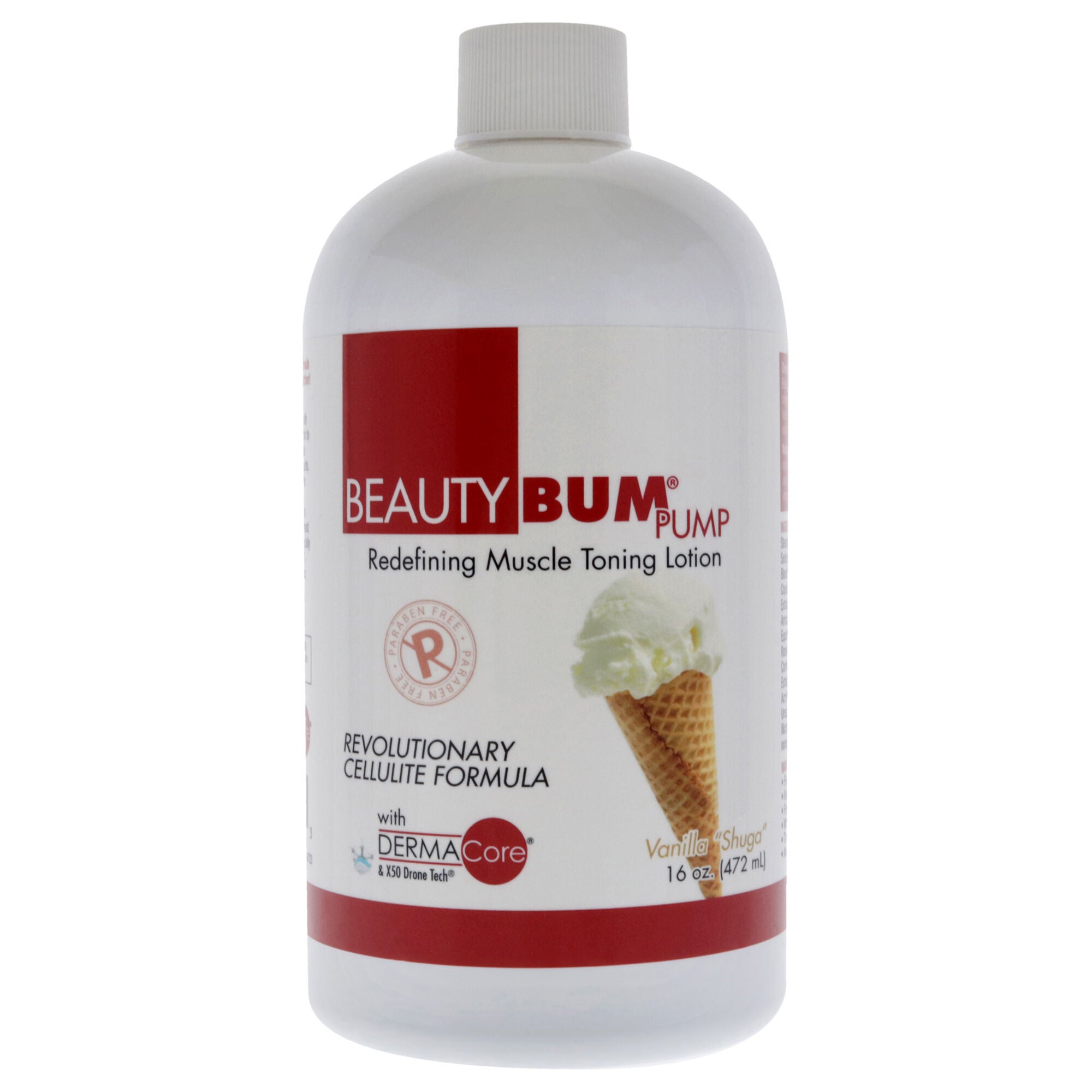BeautyBum Pump Redefining Muscle Toning Lotion - Vanilla Shuga by BeautyFit for Women - 16 oz Lotion, See Description, hi-res image number 0