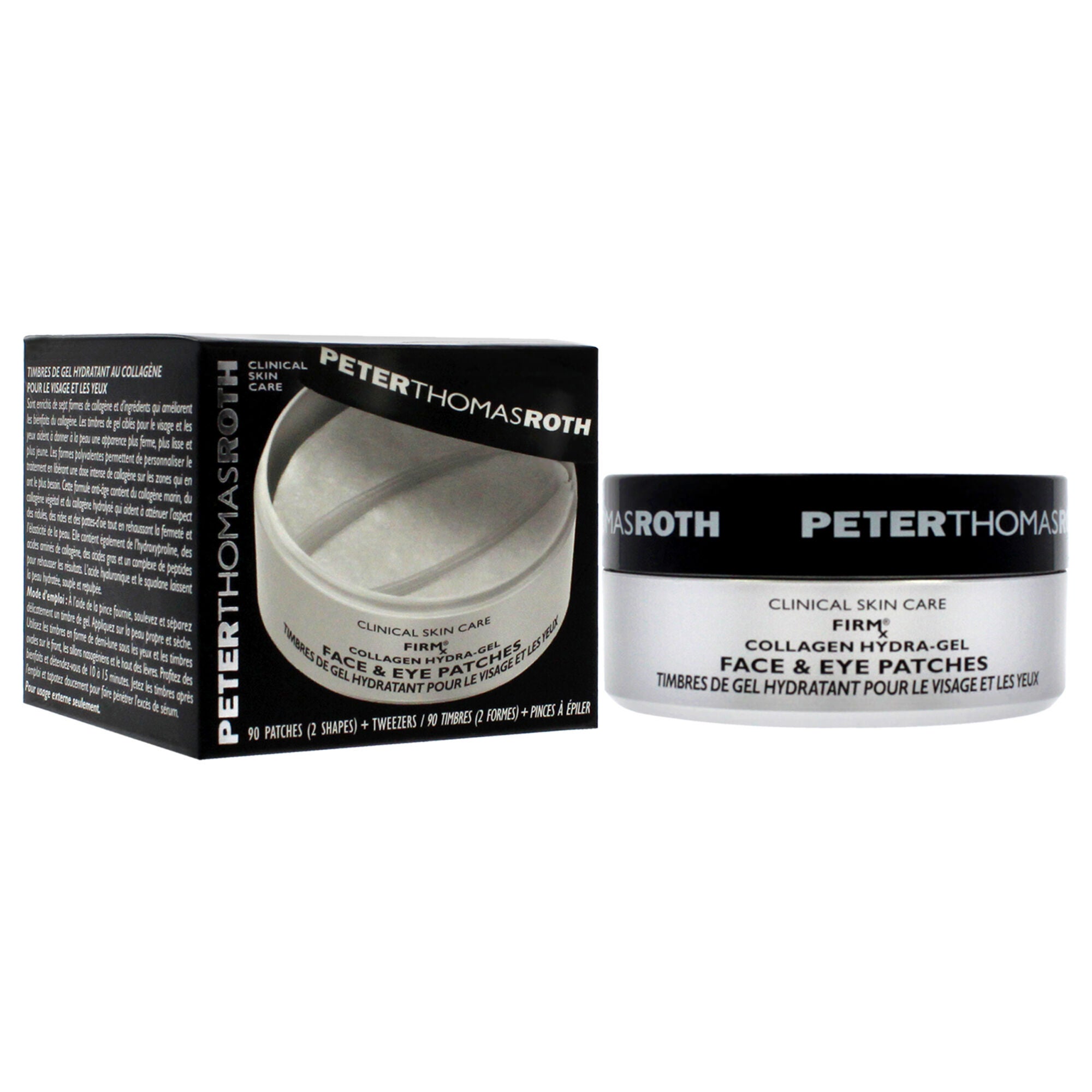 Firmx Collagen Hydragel Face Plus Eye Patches by Peter Thomas Roth for Unisex - 90 Pair Patches, See Description, alternate image number 4